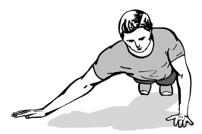 Archer Push Ups