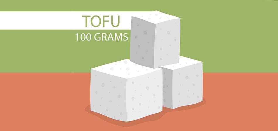 tofu protein per 100g